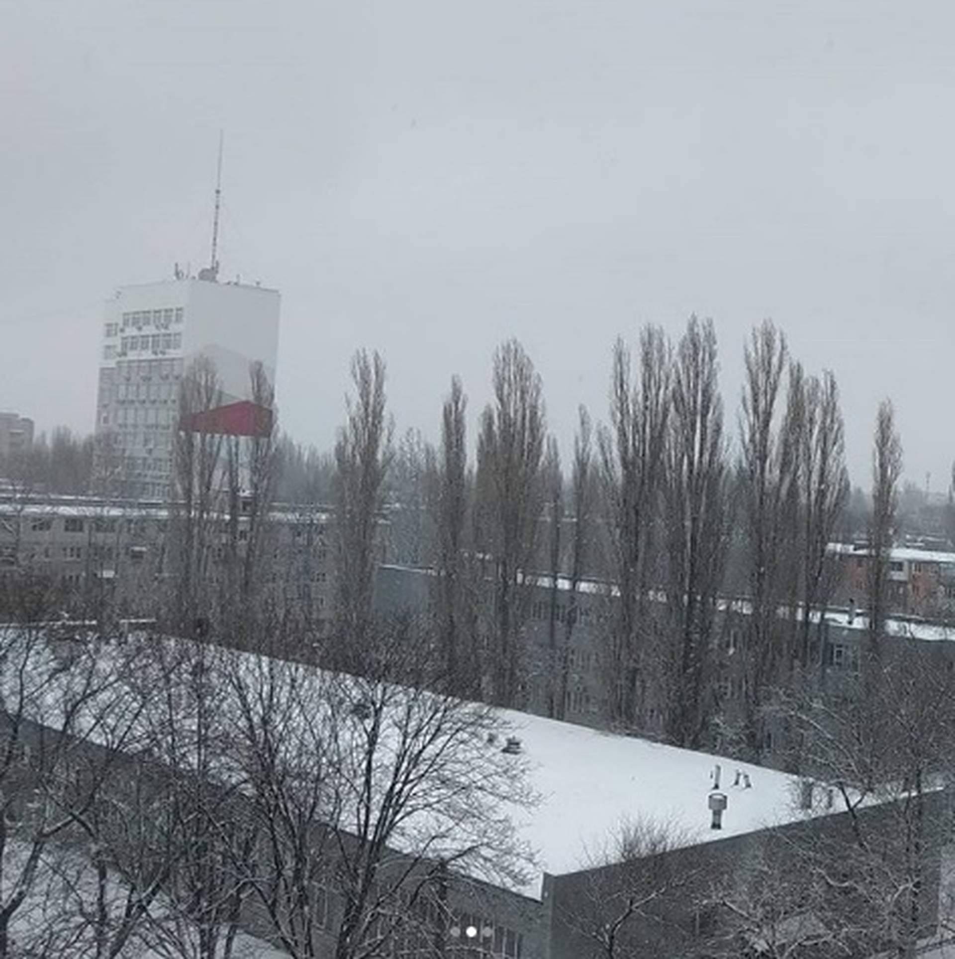 Снегопад в Одессе