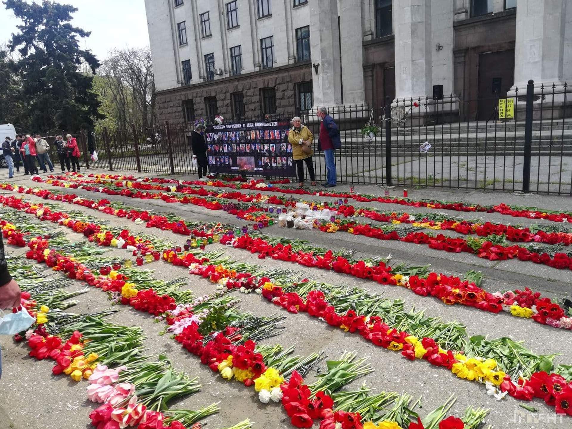 Заходи в центрі Одеси, присвячені подіям 2 травня