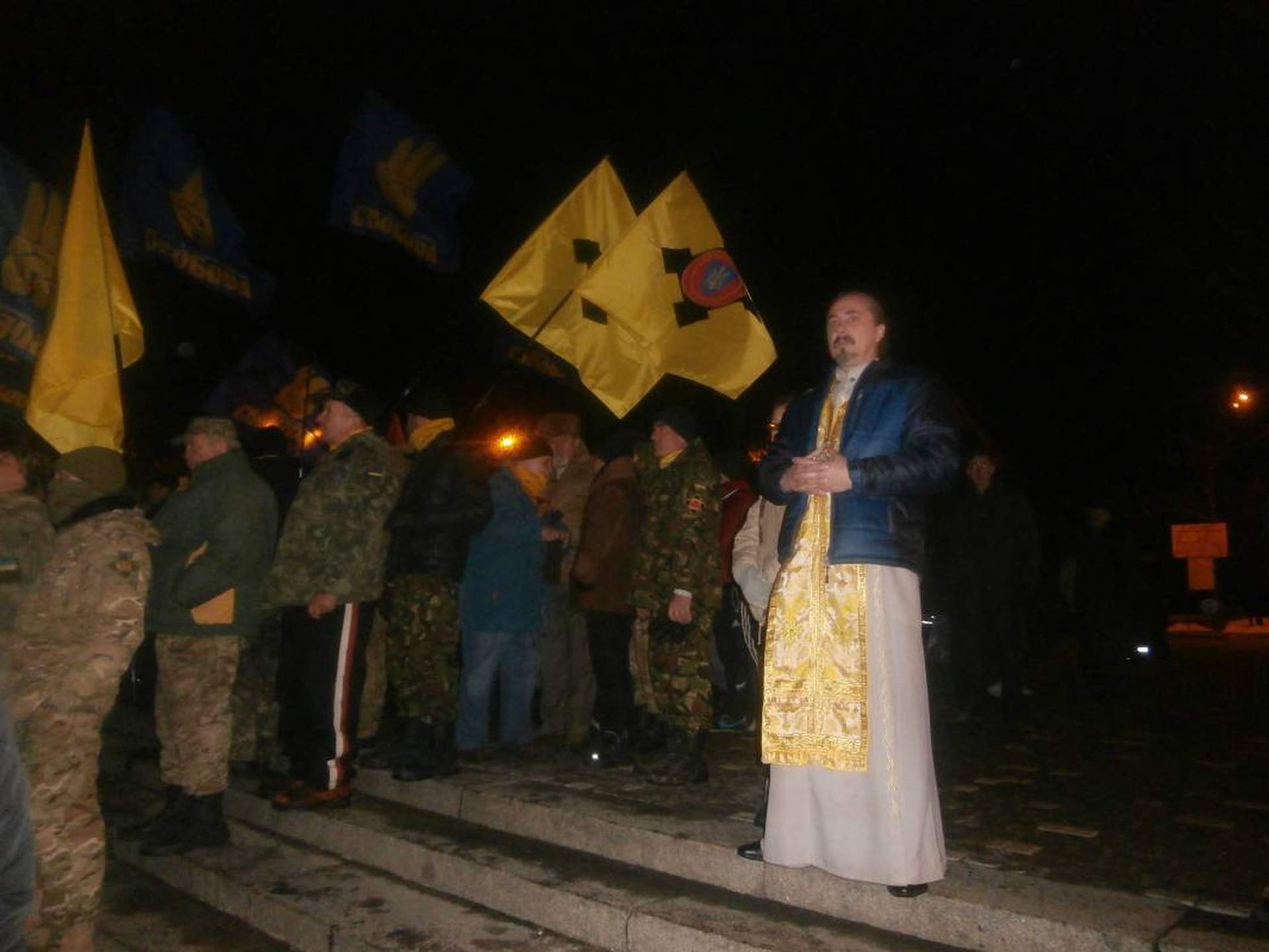 Одесские националисты провели марш за свободу политзаключенных