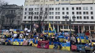 Одесситы прошли по улицам города в поддержку военнопленных