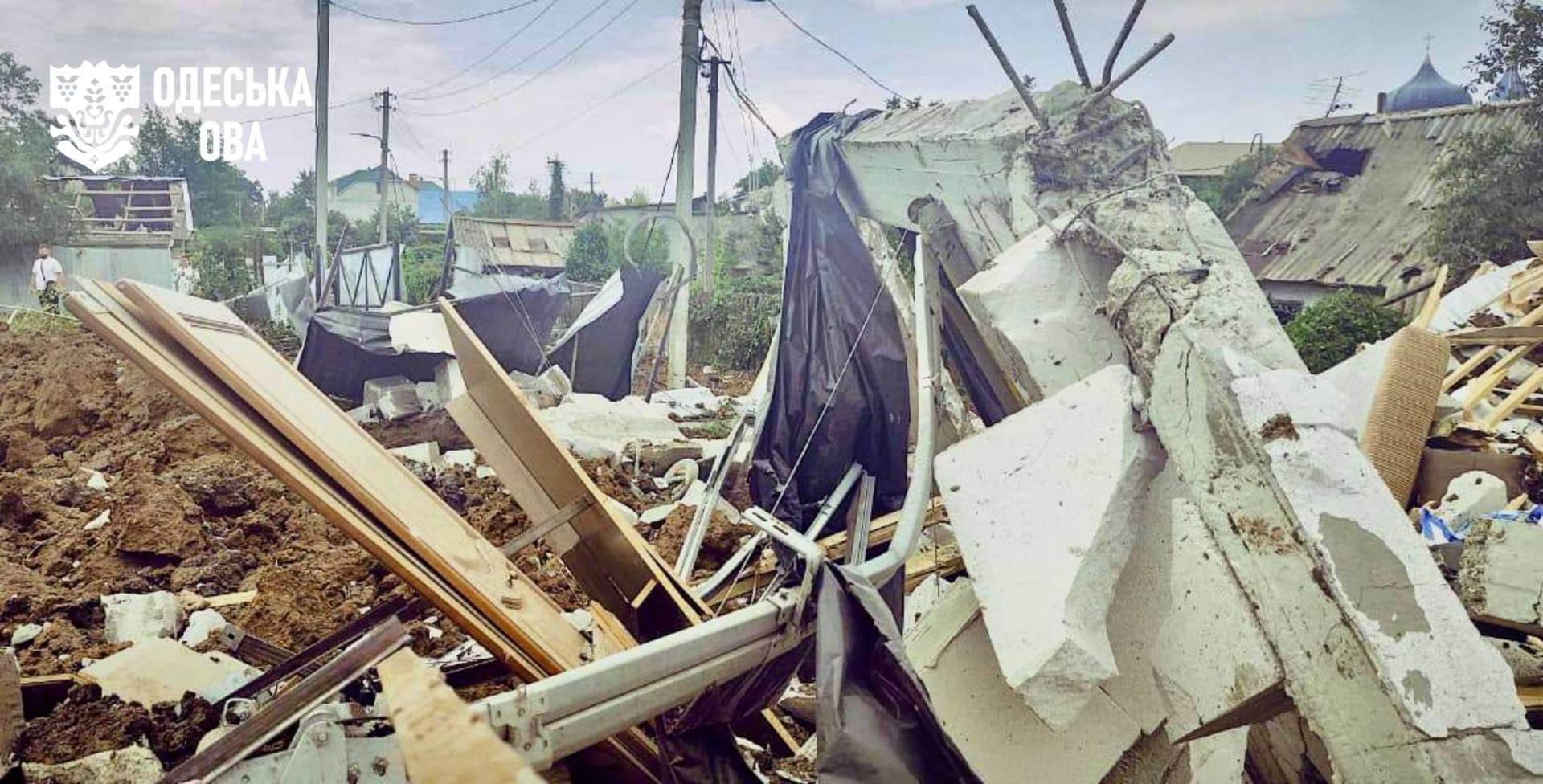 На Одещині ракета поцілила в будинок: постраждала дитина