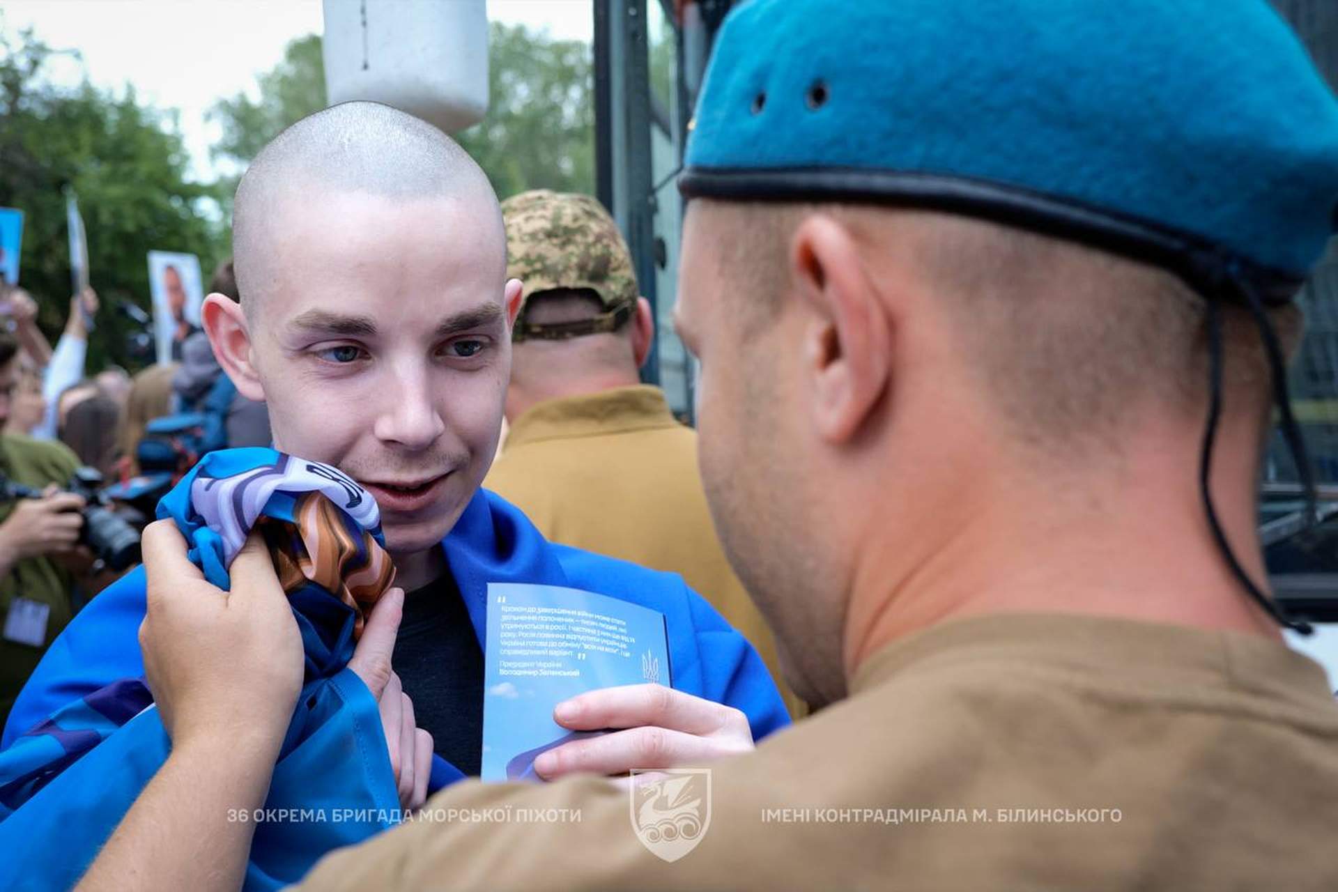 З полону повернули миколаївських морпіхів 36-ї бригади