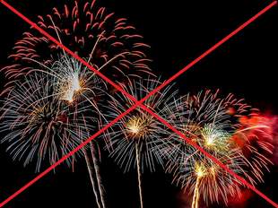 Феєрверки на Одещині в новорічну ніч не дозволять