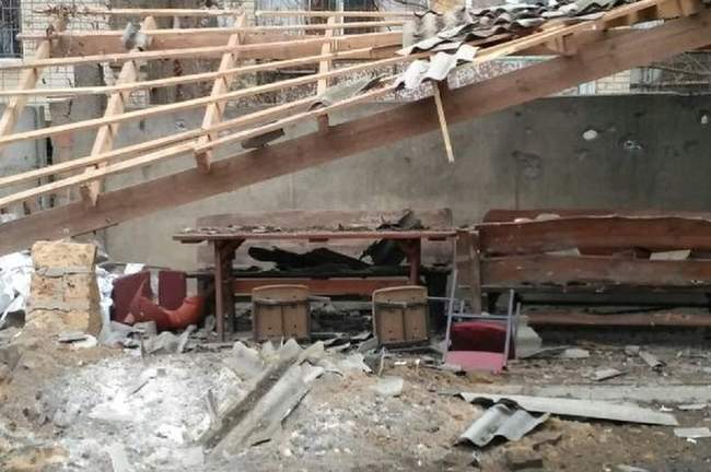 Наслідки обстрілів військ РФ по церкві у Херсоні. Фото: Іван Гордієнко