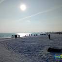 Снег в Одессе: катание на санках и прогулки к морю