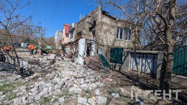 Наслідки нічної атаки. ФОТО: Інтент