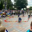 В центрі Одеси виклали свічками мапу України в пам'ять про загиблих героїв