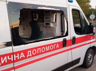 Occupants attack ambulance in Kherson region