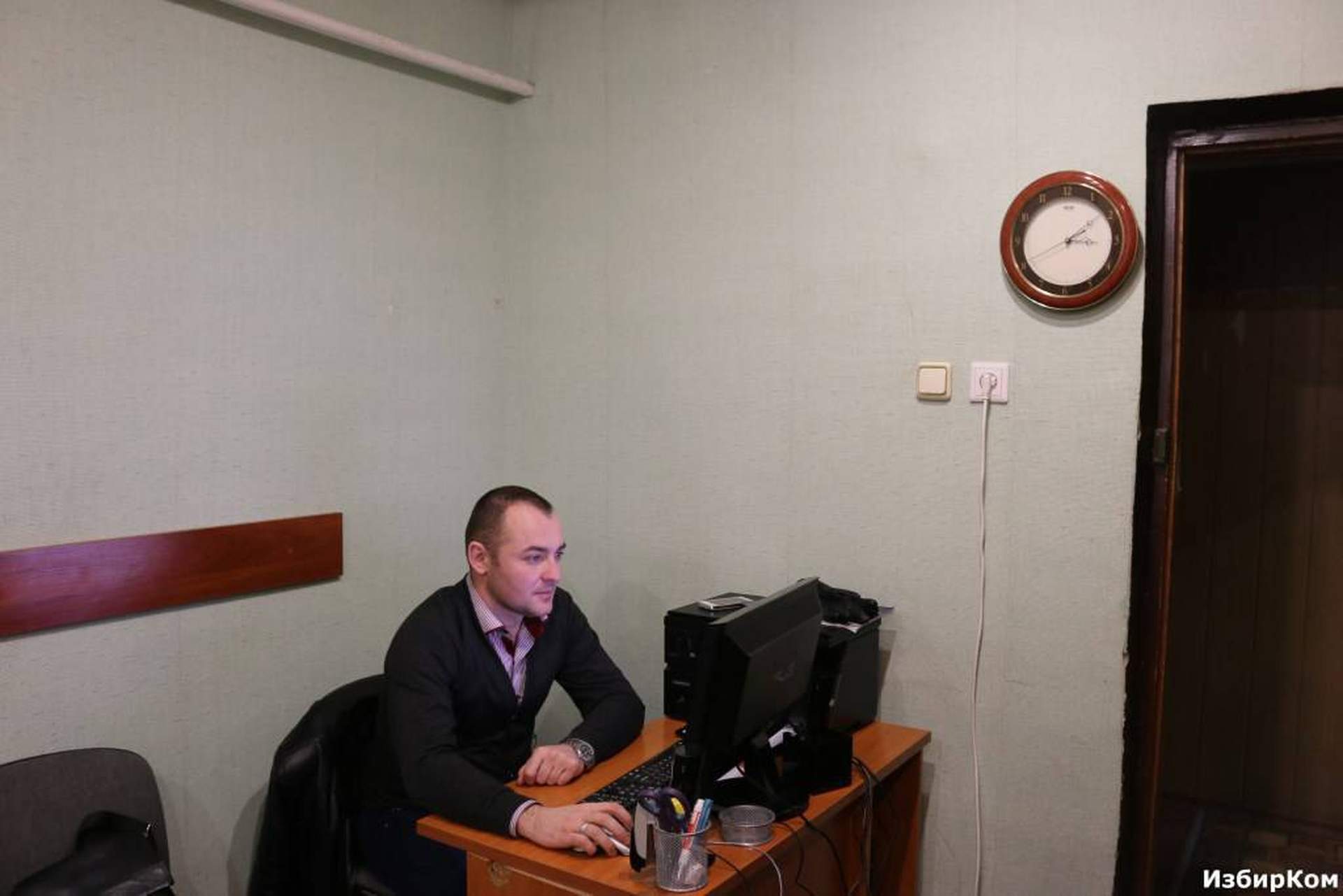 Кабинет начальника ГАИ Александра Одижного