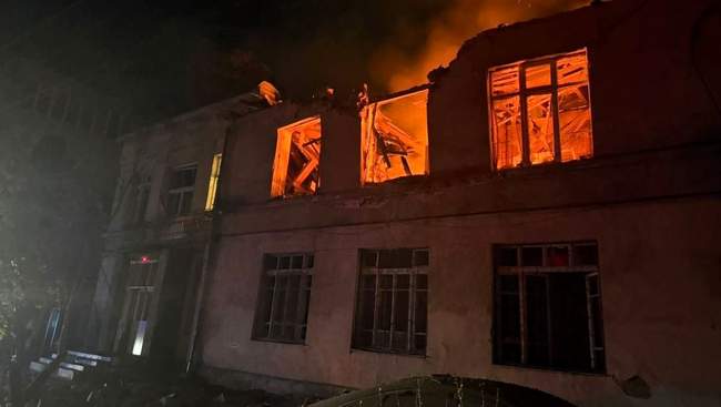 Наслідки атаки в Одесі. ФОТО: Одеська МВА