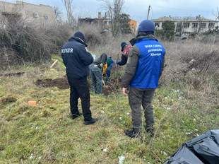 Ексгумовано п'ять тіл загиблих від російських обстрілів жителів Херсонщини