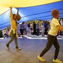 В Одесі розгорнули 34-метровий прапор України до Дня Незалежності