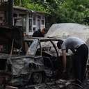 Внаслідок російської атаки в Одесі вночі згоріли 20 авто