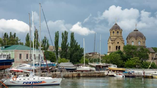 Євпаторійський морпорт. ФОТО: ua.krymr.com