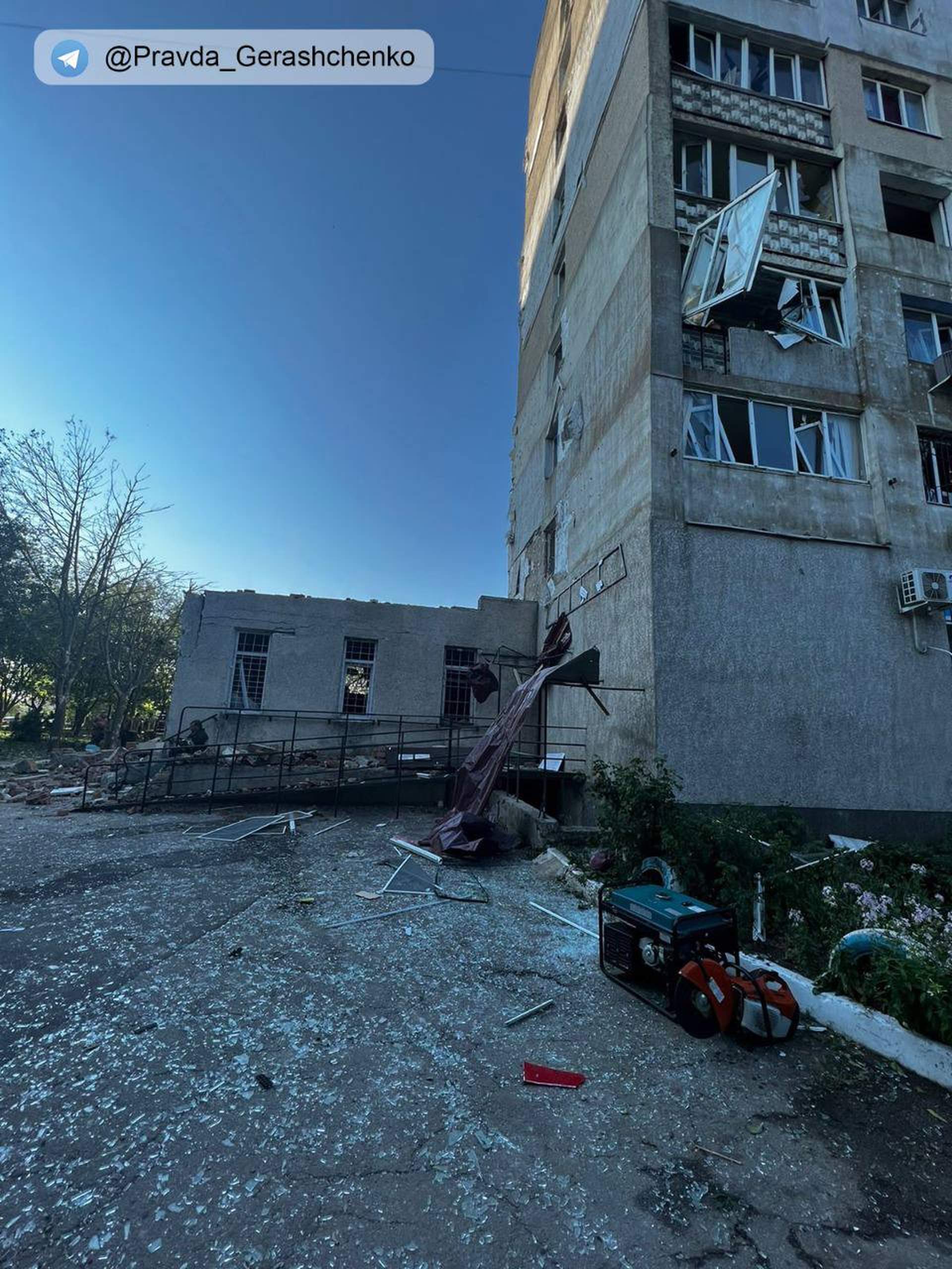 Наслідки вбивчої нічної атаки ракетами по Сергіївці