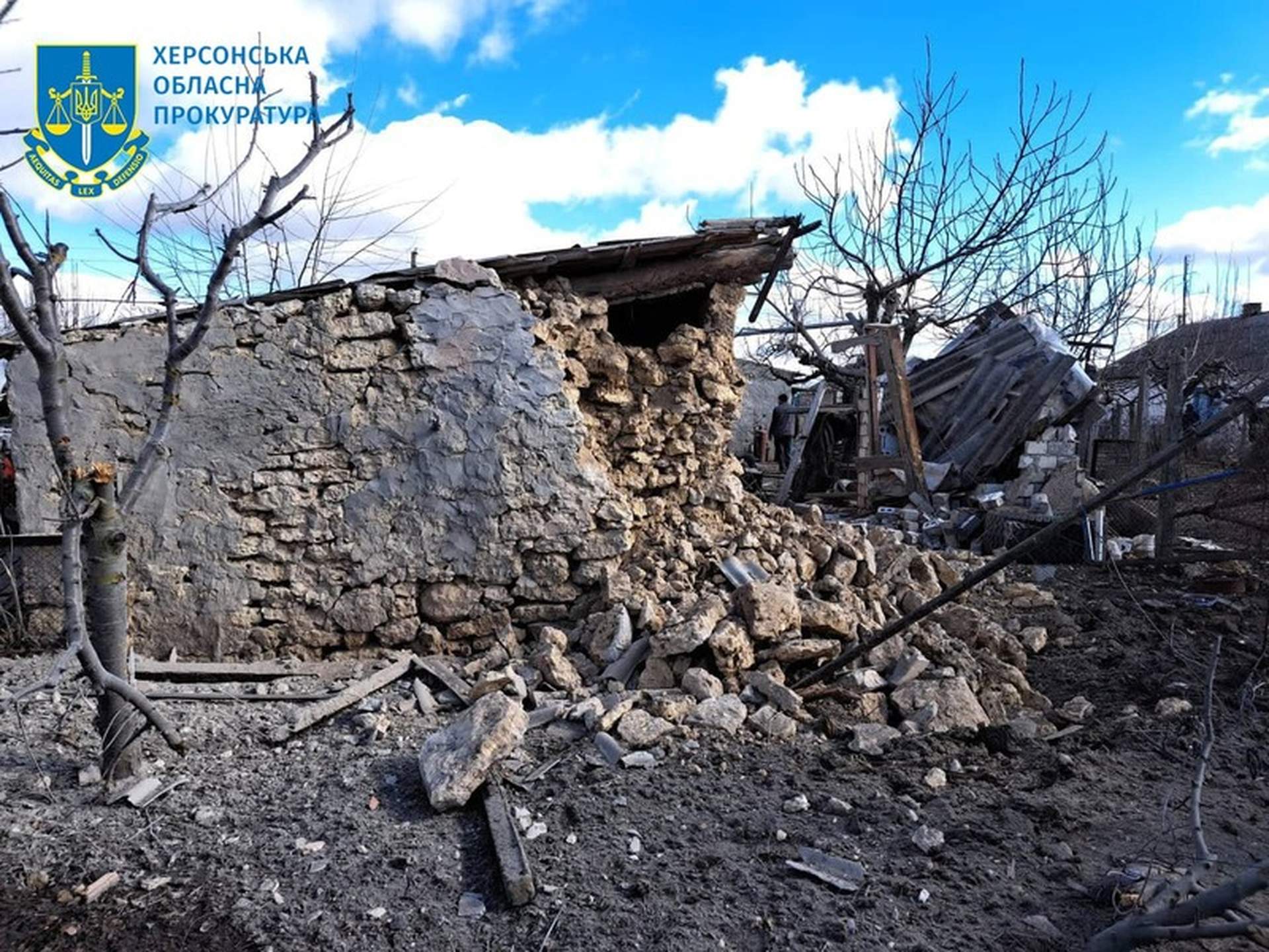 Через обстріли Бериславського району прокуратура розпочала кримінальне провадження
