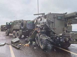 Бронеавтомобілі російських окупантів не доїхали до зони бойових дій на Херсонщині