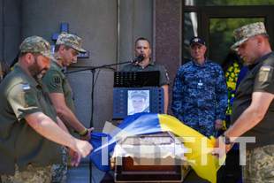Odesa says goodbye to the defender of Zmeinyi