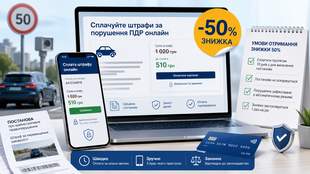 Сплатити штрафи ПДР онлайн зі знижкою 50%: чек-лист умов