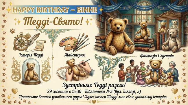 HAPPY BIRTHDAY – ВІННІ!