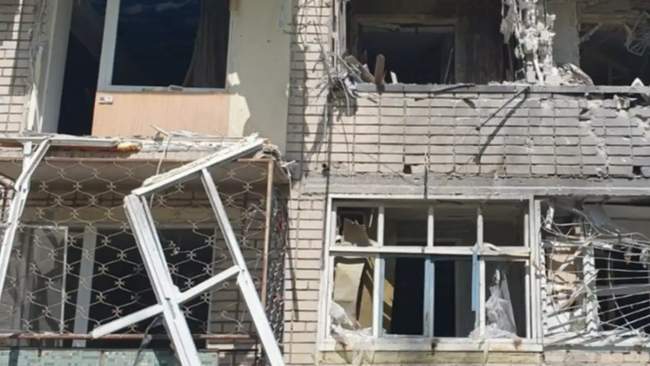 Обстріл міста. ФОТО: Суспільне