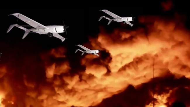 Ukrainian Armed Forces attack on an oil depot in Crimea. PHOTO COLLAGE: fakty.com.ua