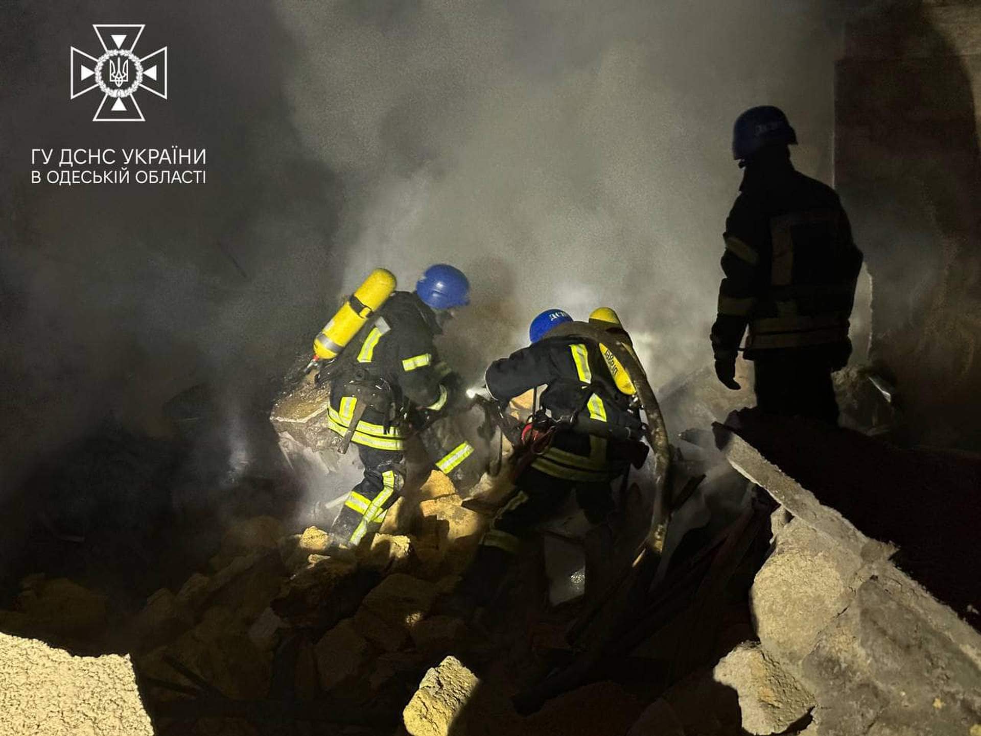 Військові показали наслідки нічної атаки на Одещину