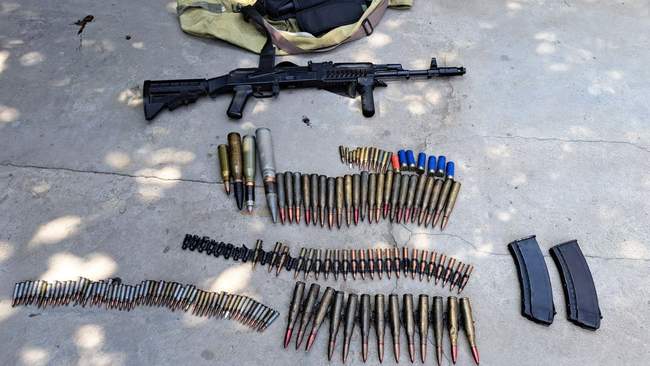Weapons and ammunition. PHOTO: https://mk.npu.gov.ua
