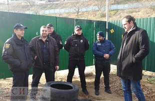 В Одессе протестовали против строительства на склонах Большого Фонтана