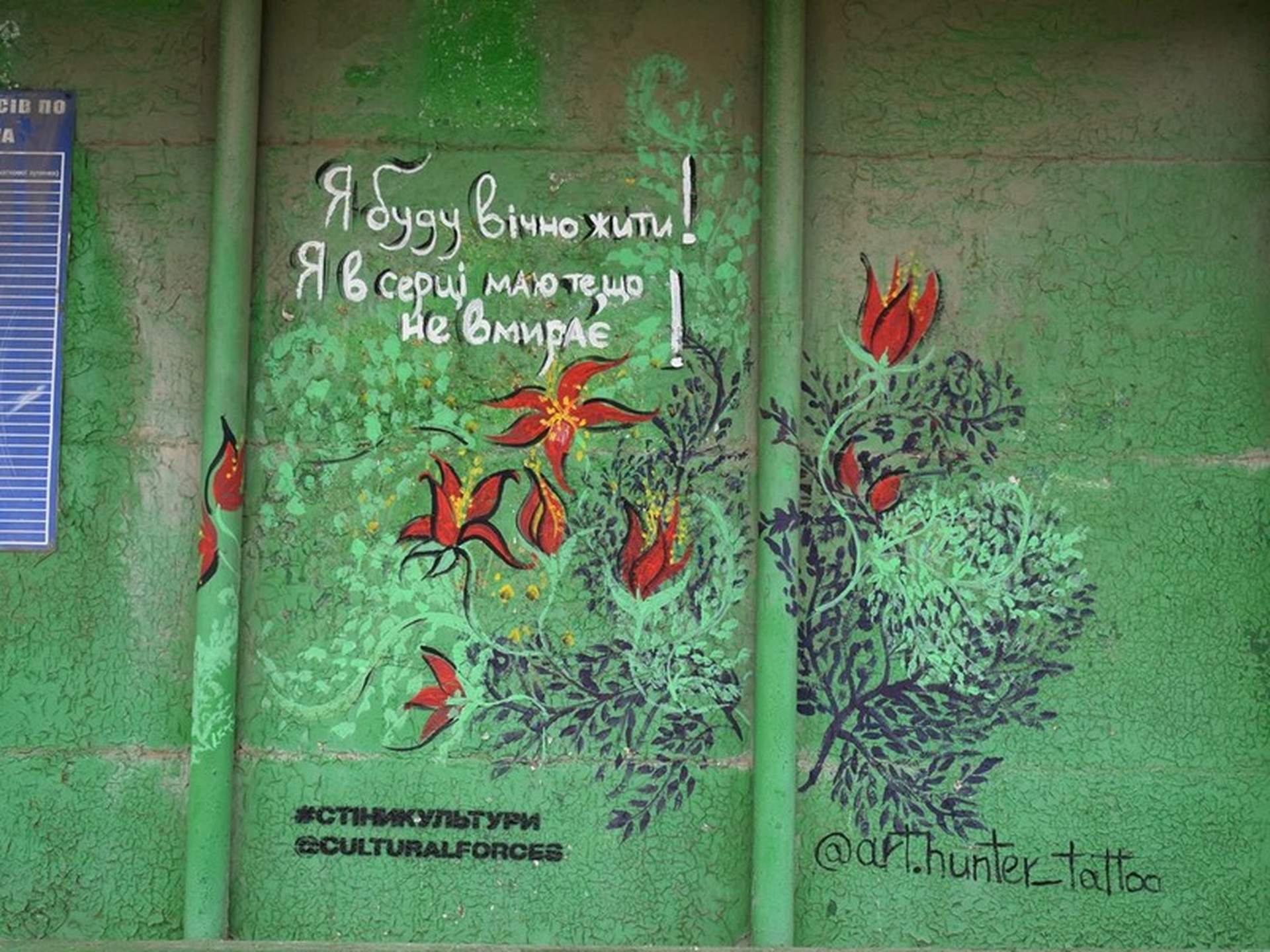 На Снігурівщині з'явилися патріотичні мурали