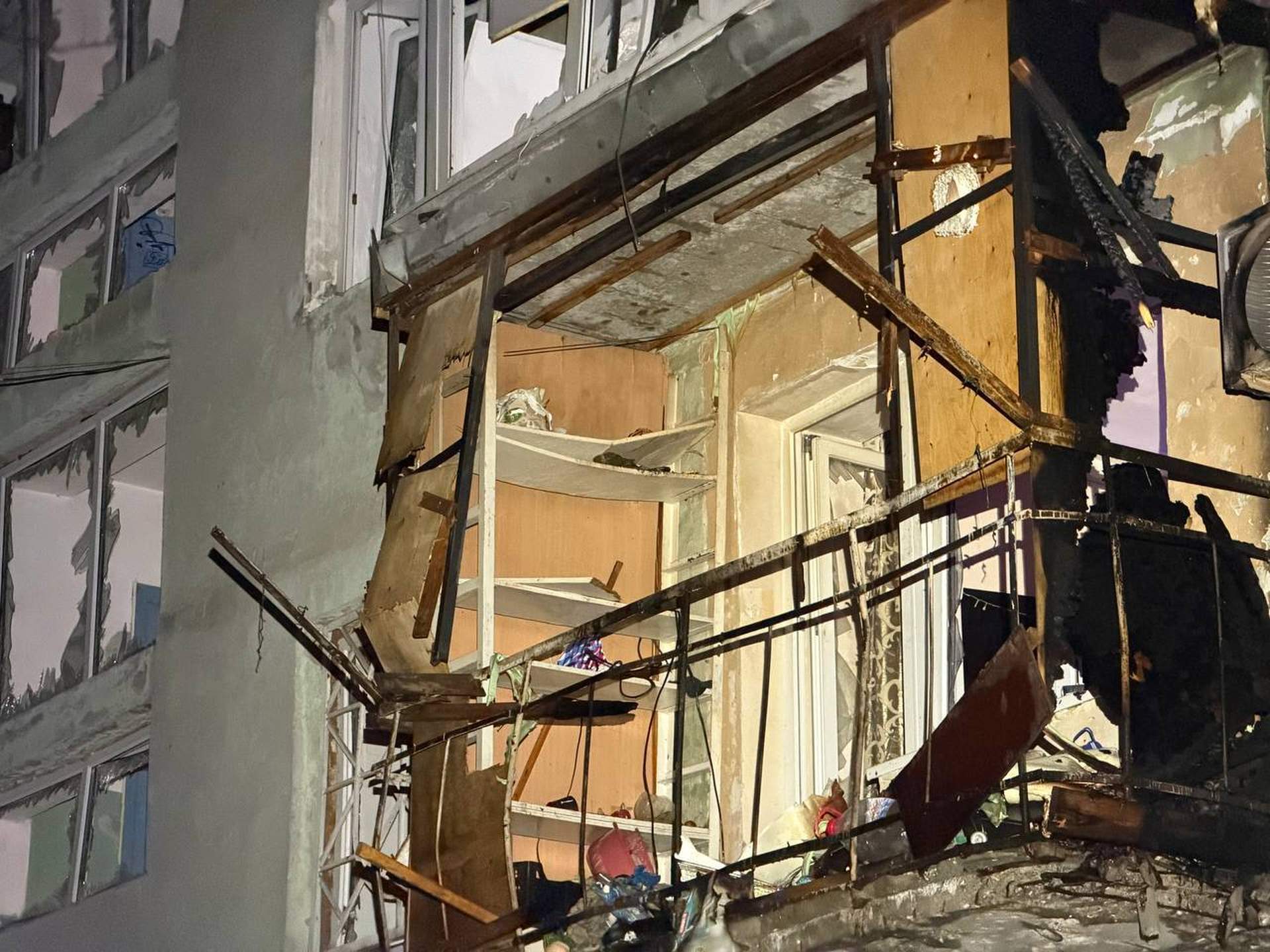 Внаслідок двох нічних атак в Одесі постраждали п'ять людей