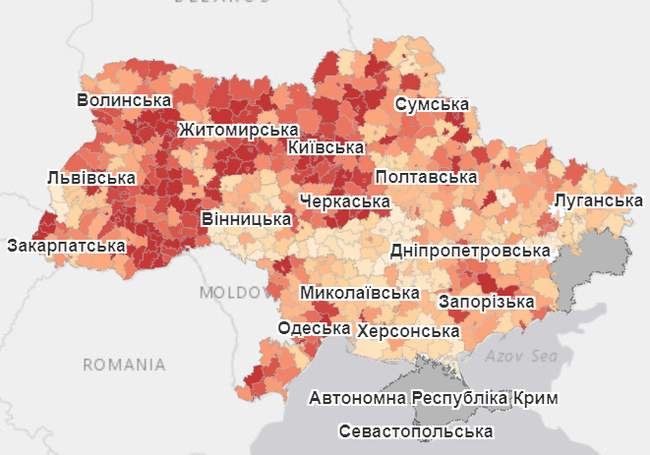 На Одещині в черговий раз кількість зареєстрованих випадків COVID-19 перевищила тисячу