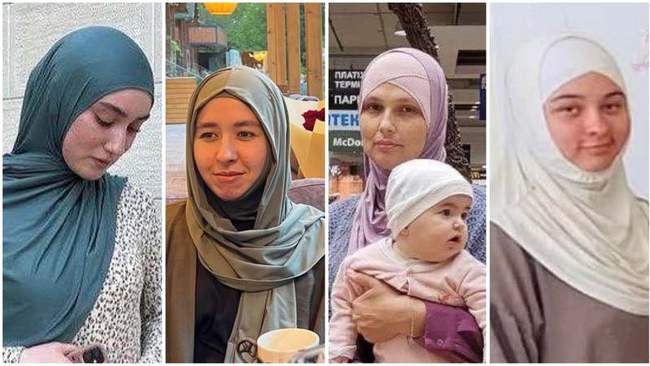 Detained Crimean Tatar women. COLLAGE: Ukrinform