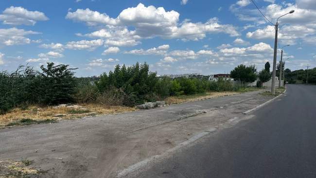 The road. PHOTO: Mykolaiv Housing and Communal Services Department/facebook