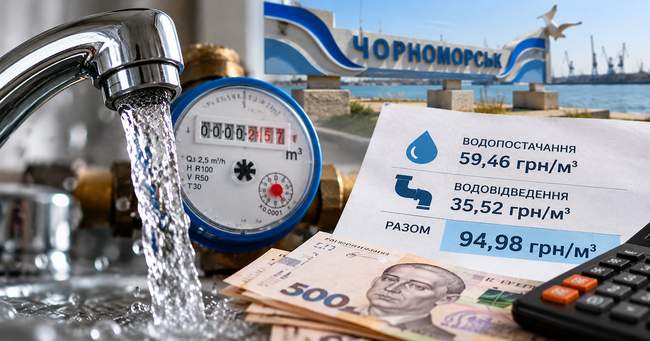 У Чорноморську затвердили нові тарифи на воду