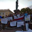 "Жыве Беларусь": в Одесі підтримали акції білорусів за чесні вибори
