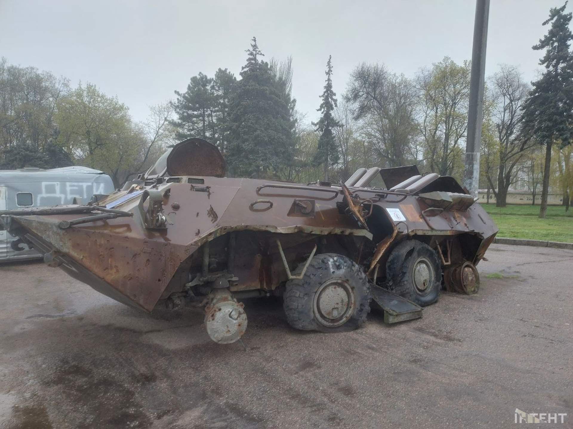 На Куликовому полі в Одесі показали розбиту техніку рф