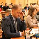 Сессия Одесского горсовета: вручение знака отличия бабушке Андрея Новичкова и выступление нардепа