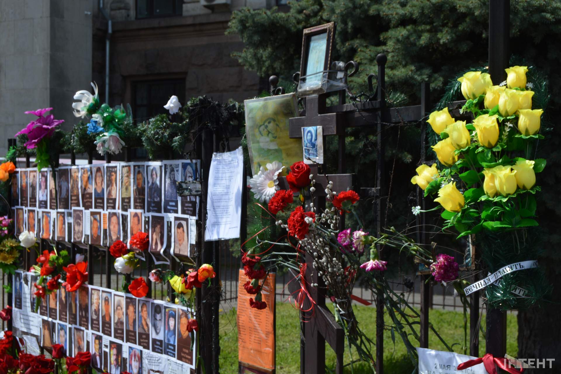 Заходи в центрі Одеси, присвячені подіям 2 травня