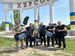 Херсонська бригада територіальної оборони отримала нове спеціальне обладнання