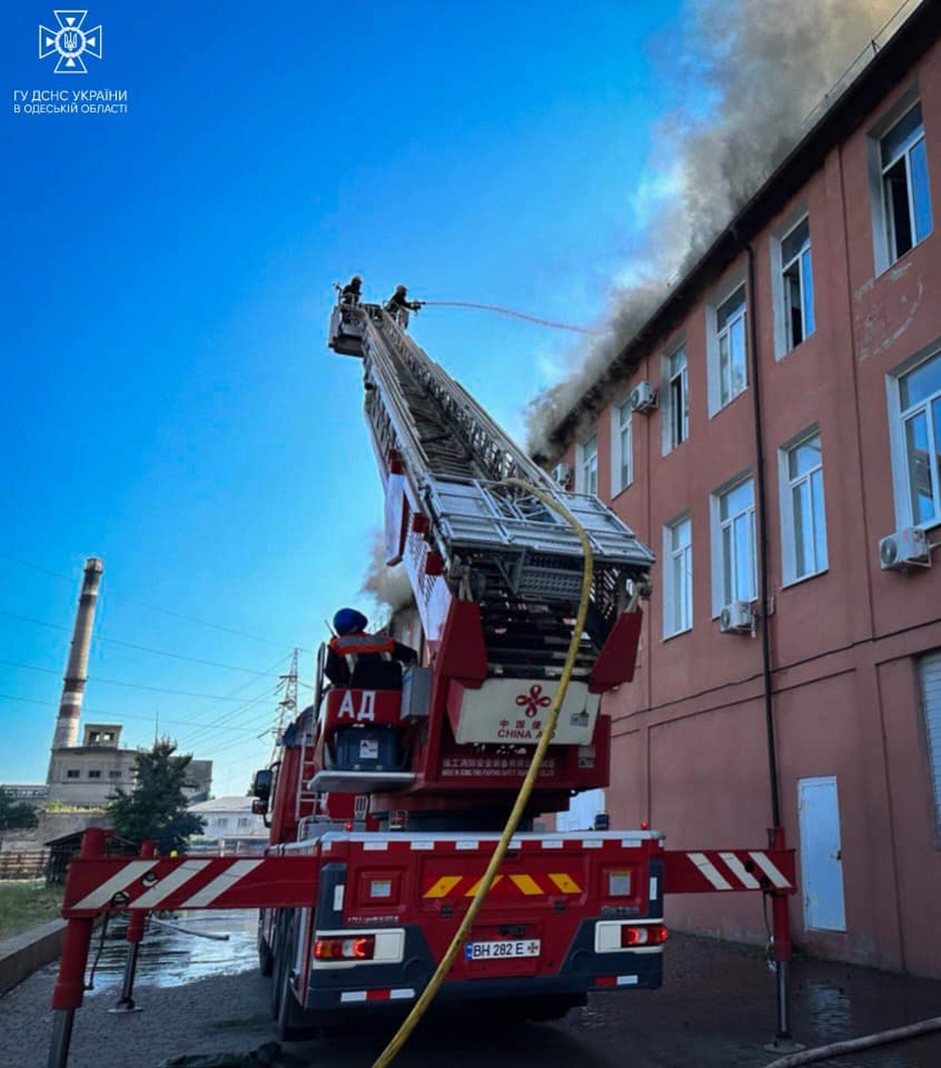 В Одесі горів завод