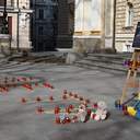 В Одесі вшанували пам'ять вбитих росіянами у драмтеатрі Маріуполя