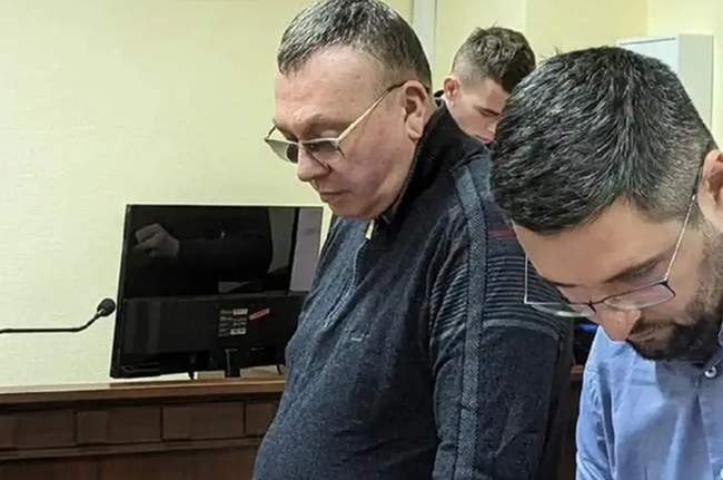 Oleksandr Boyarsky in the courtroom. Photo: Oleksiy Arunyan, Graty