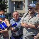 Біля Одеської облдержадміністрації відбувся мітинг журналістів проти законопроєкту про медіа