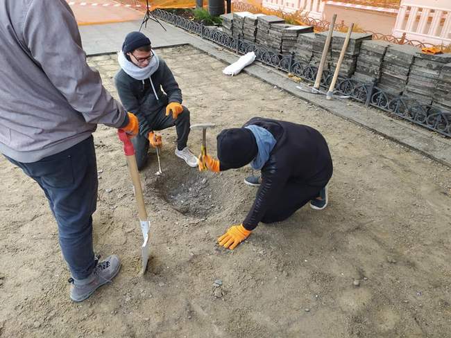 На Приморському бульварі в центрі Одеси почали розкопки старої фортеці Хаджибею