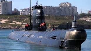 In Crimea, the occupiers planned to turn a submarine into a museum