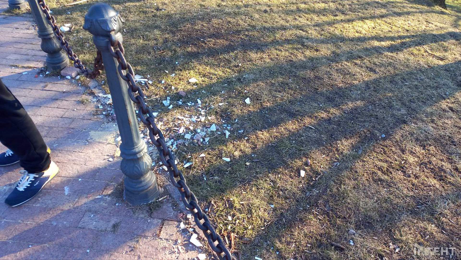 В Одесі розбили символ російської імперії