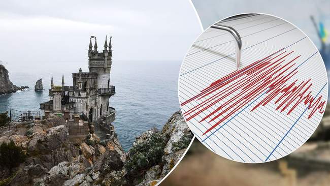 Earthquake in Crimea. COLLAGE: Channel 24