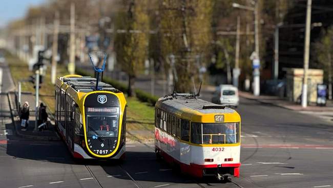 Одесские трамваи. ФОТО: КП "Одесгорэлектротранс"/facebook