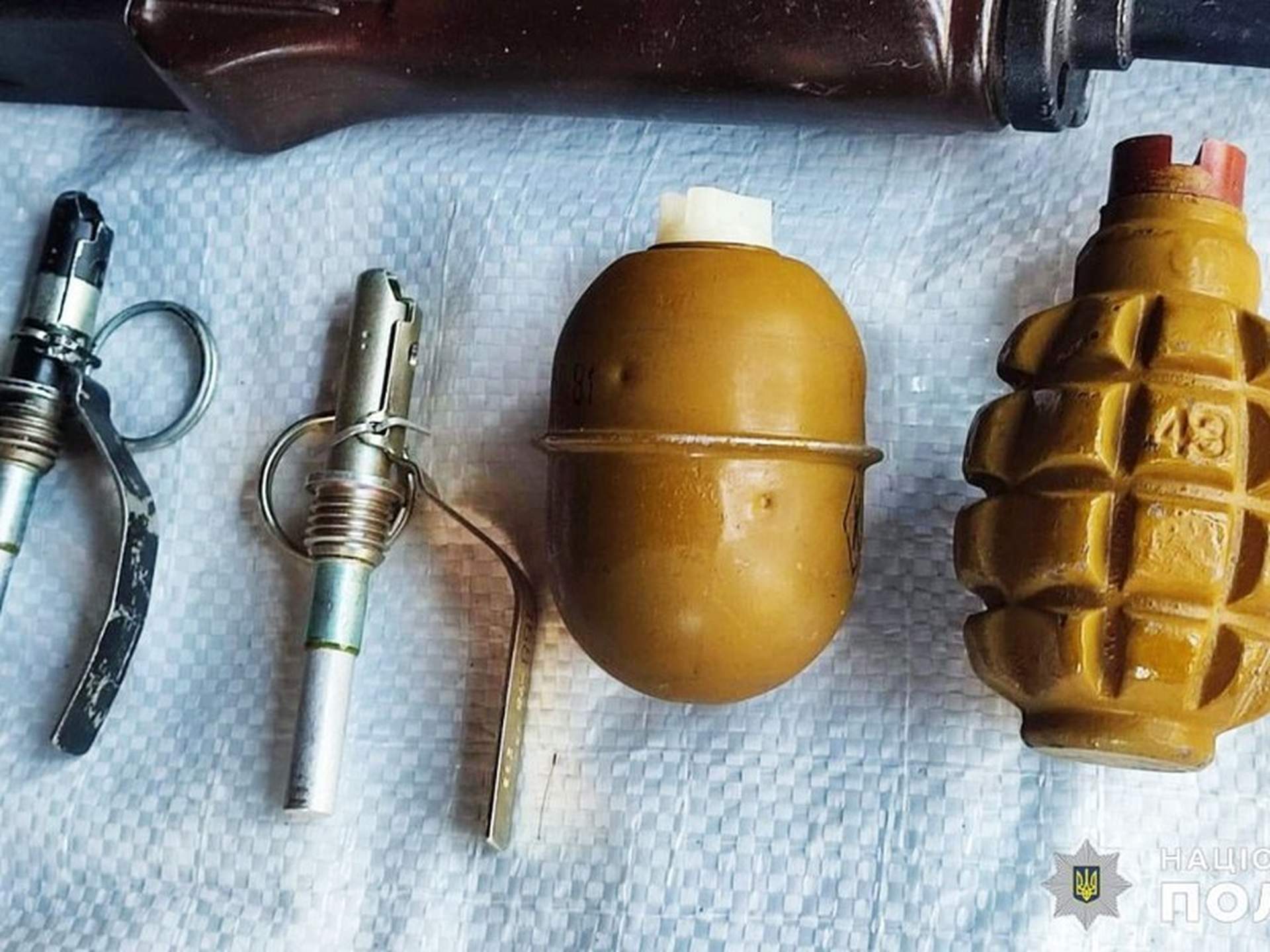 Житель Вознесенська зберігав зброю та гранати в гаражі